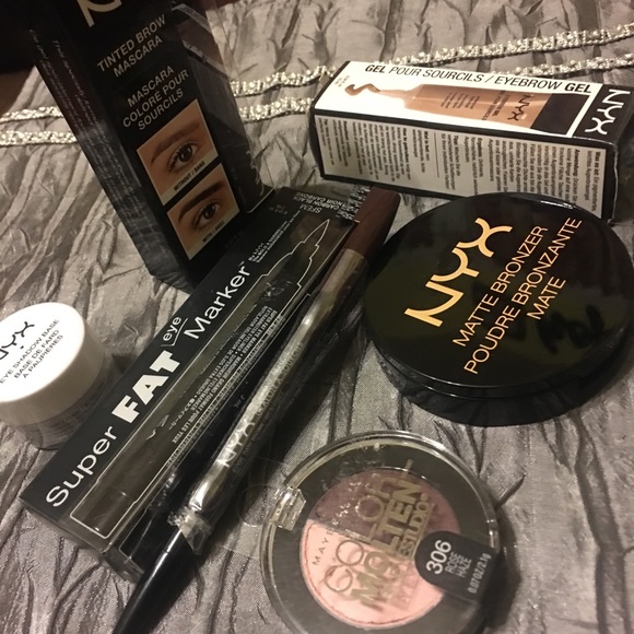 NYX Bronzer-Eyebrow- shadow 7 pc - Picture 2 of 2